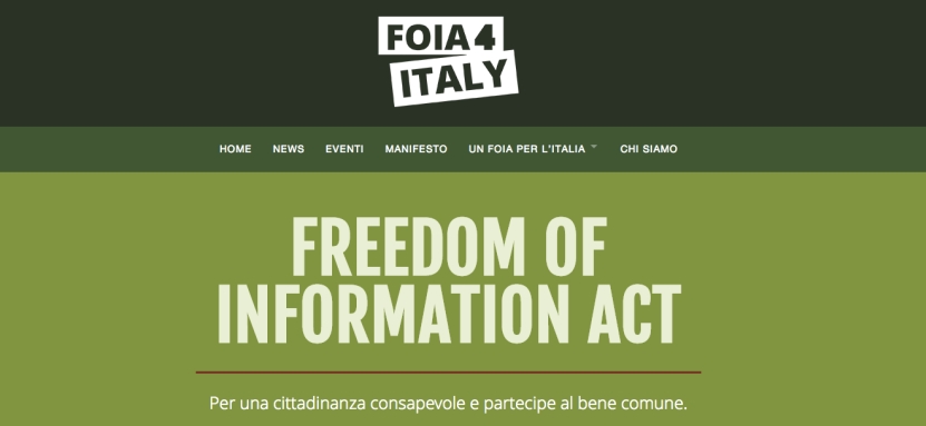 Diritto di sapere, anche in Italia serve un FOIA