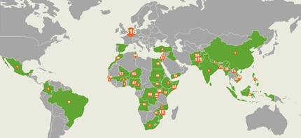 Oxfam Olanda lancia un atlante opendata dei suoi progetti