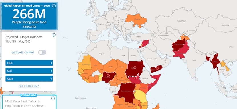Una piattaforma opendata per anticipare le crisi alimentari