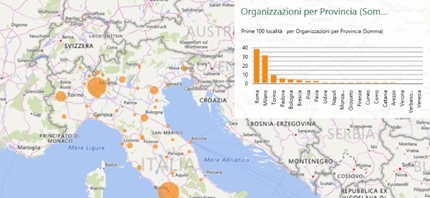 Ecco la mappa geografica delle ONG in Italia